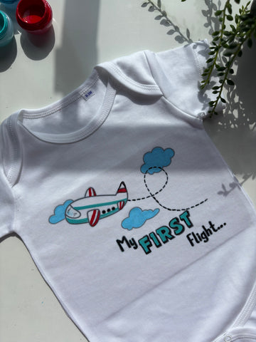 DIY Romper Painting Kit - 'Baby's First Flight'