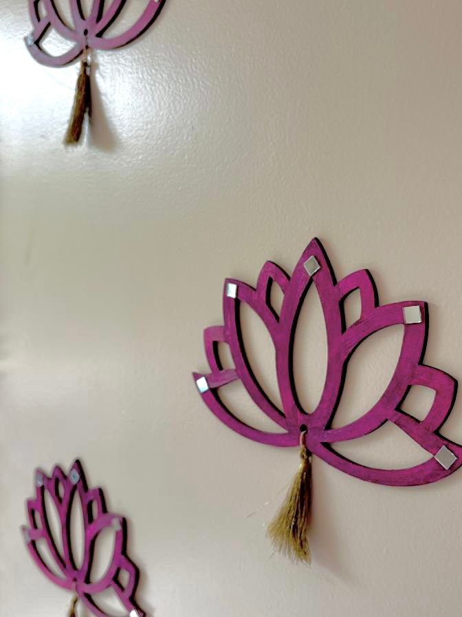 ‘Lotus Tassel Backdrop' DIY Painting Kit