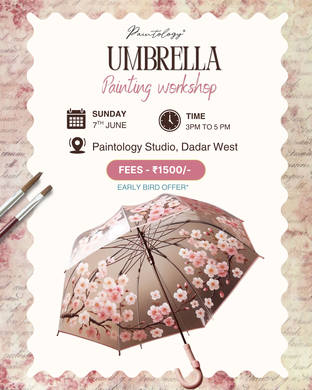 7th june - ‘Umbrella’ painting
