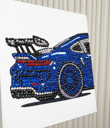 ‘The Blue Wonder Car’ Bedazzle DIY Kit