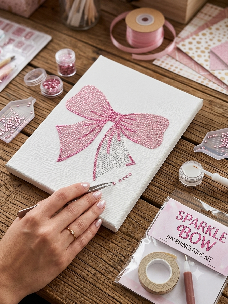 'BOW' Bedazzle DIY kit