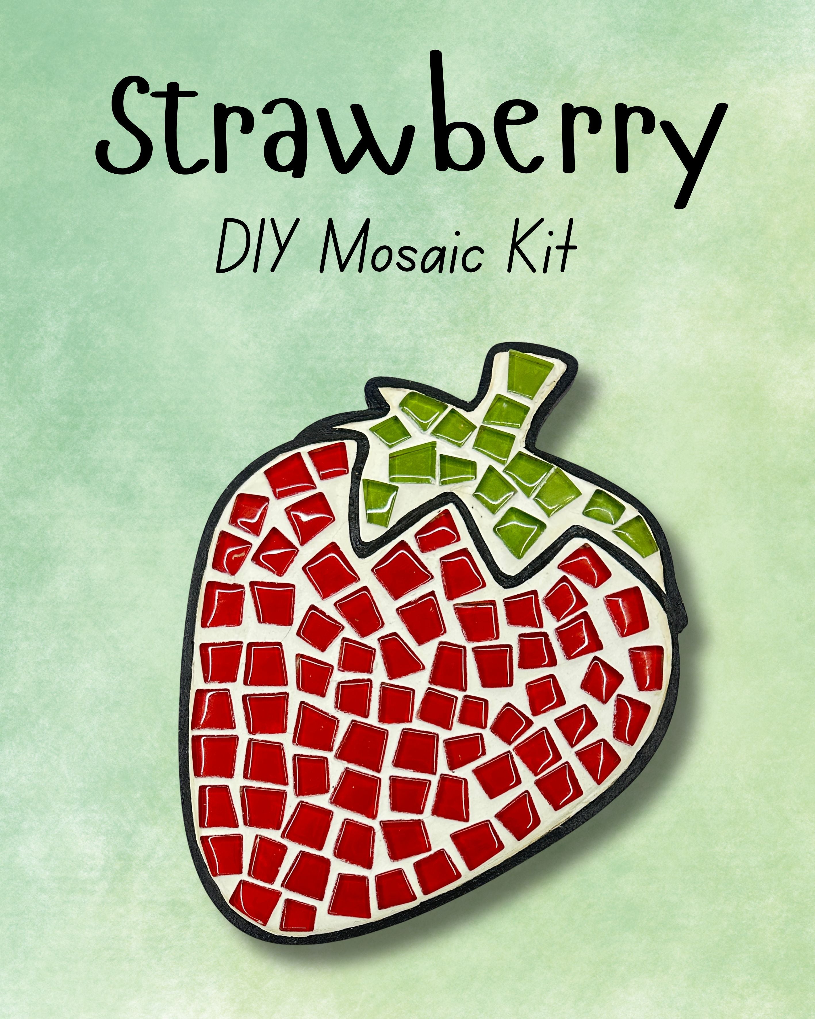 'Strawberry' DIY Mosaic Kit