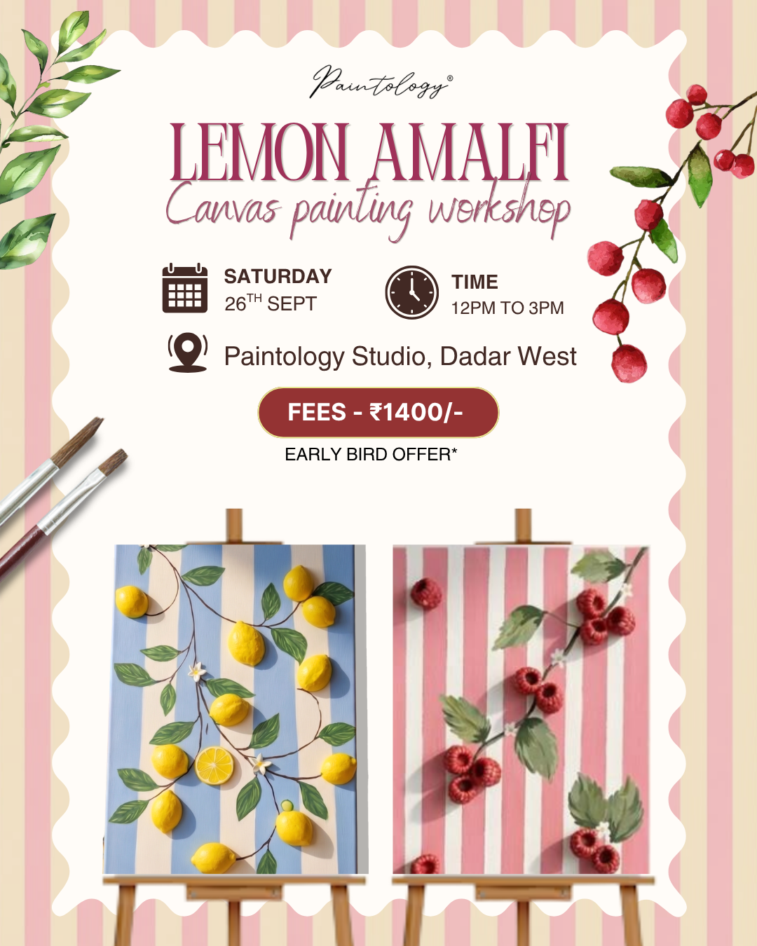 26th Sept - 3D Canvas Painting Workshop