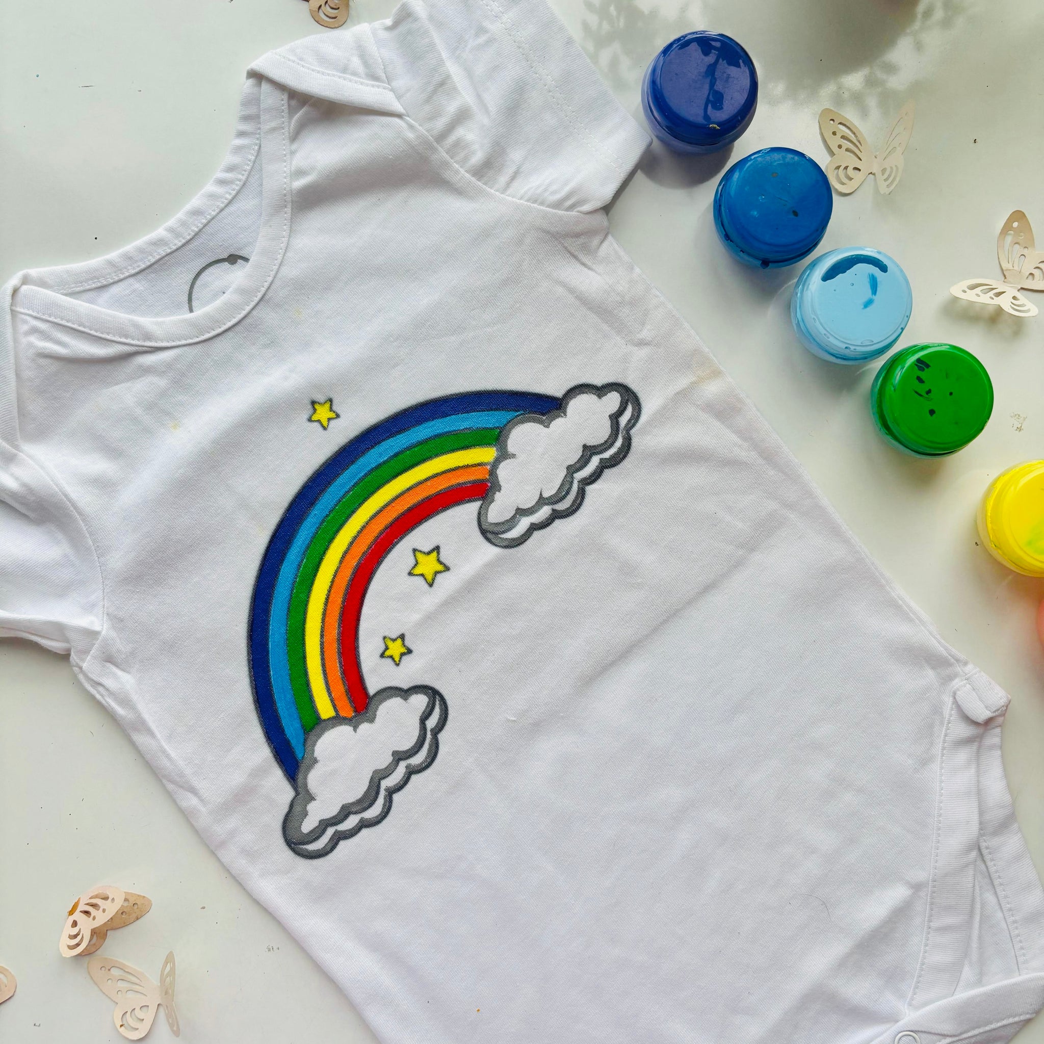 DIY Romper Painting Kit - 'Rainbow'
