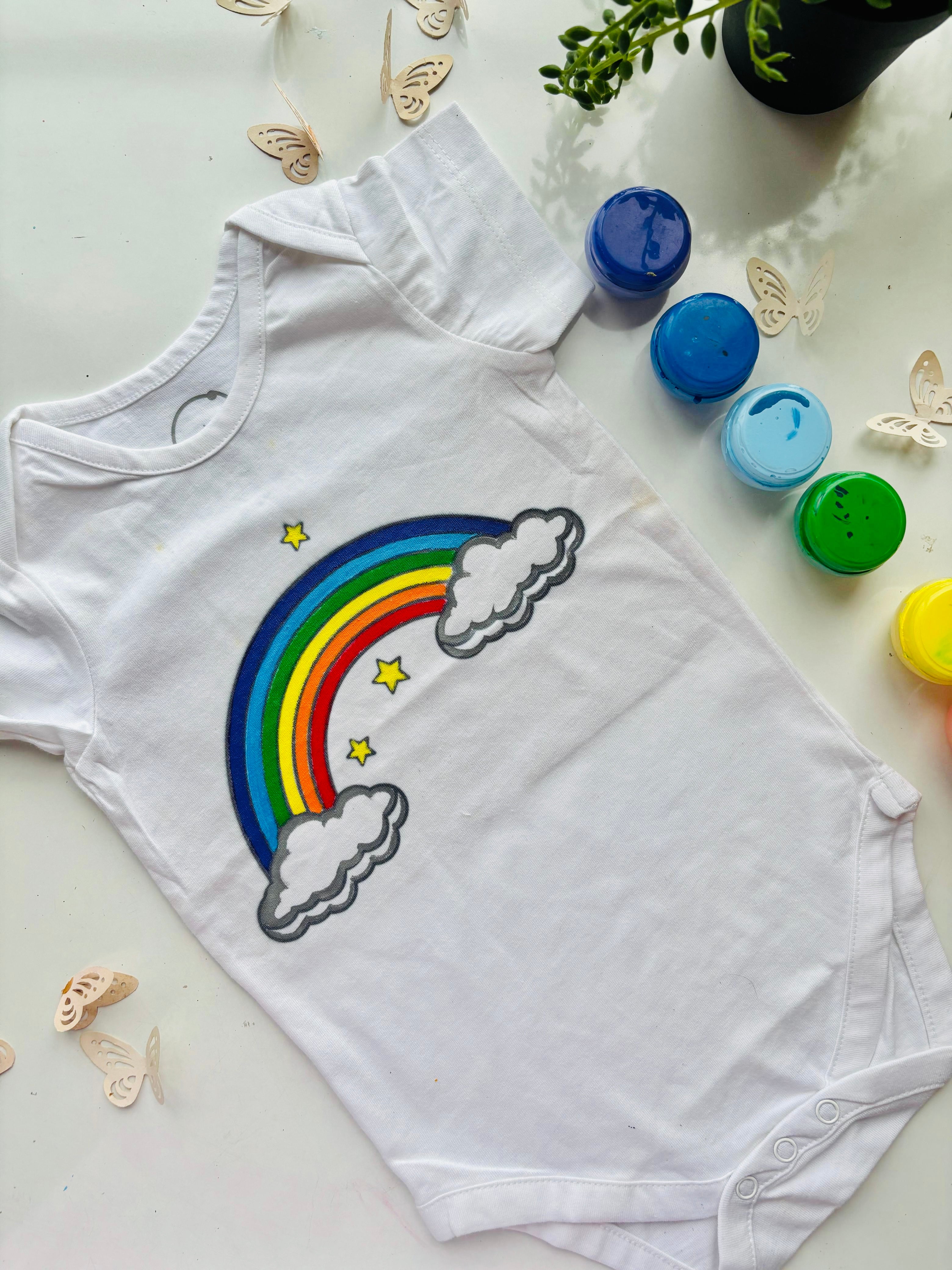 DIY Romper Painting Kit - 'Rainbow'