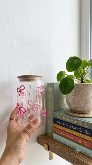 ‘Pretty Bows’ Glass Jar Bedazzle DIY Kit