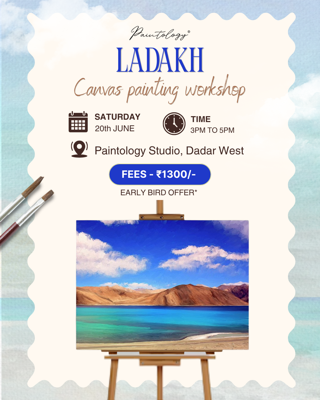 20th June  - 'Ladakh' Canvas Painting Workshop