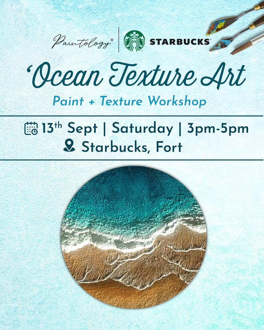 13th sept - ‘Ocean texture art’