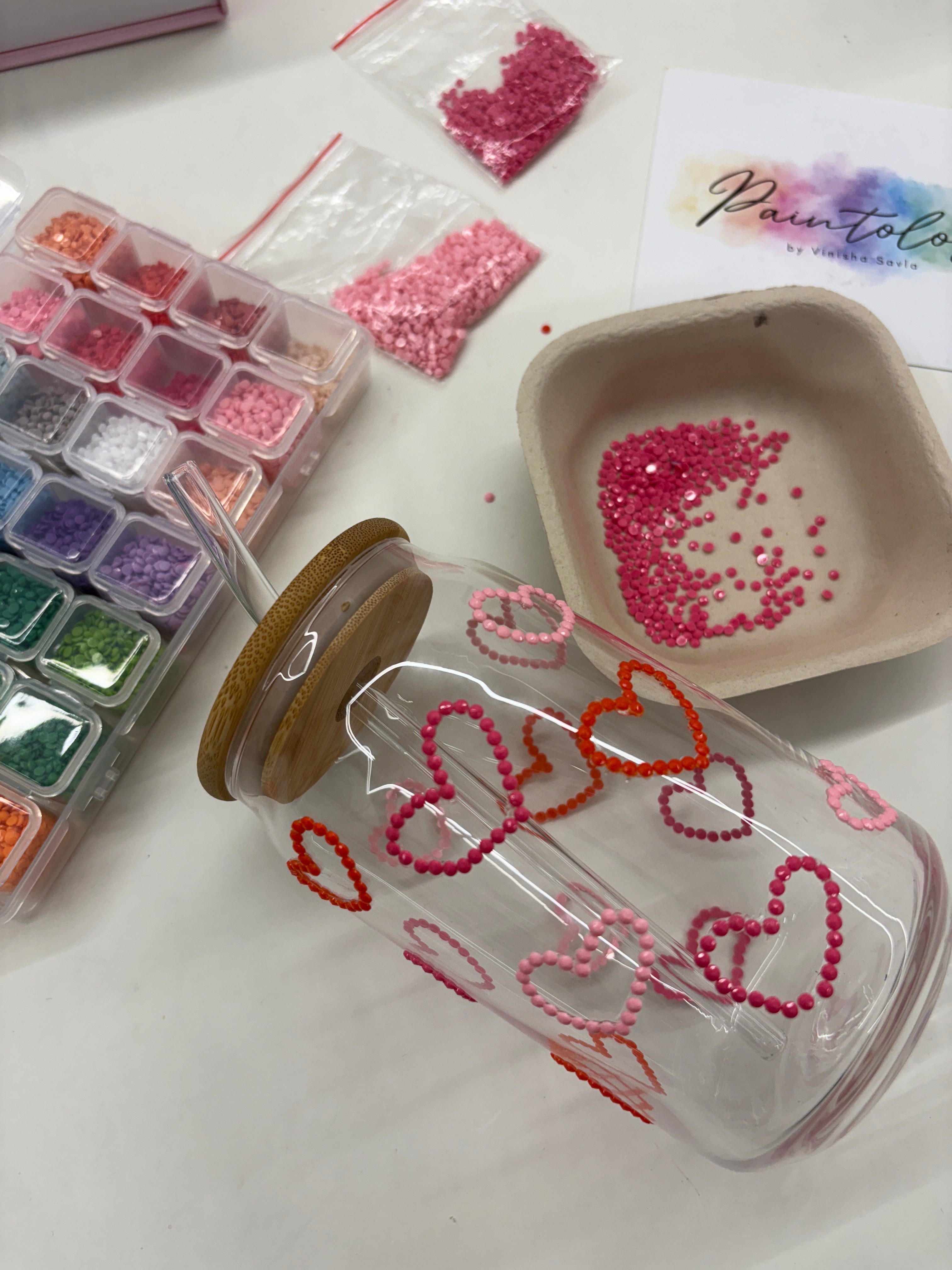 22nd Aug -  Bedazzled Glass Jar Art Workshop