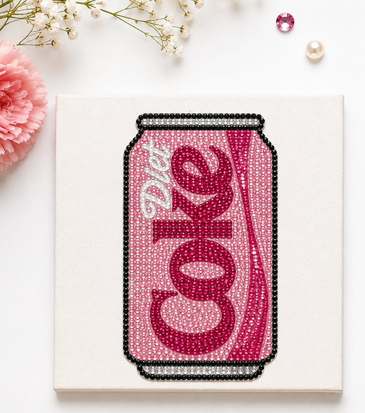 ‘Pink Diet Coke’ DIY Bedazzle kit.