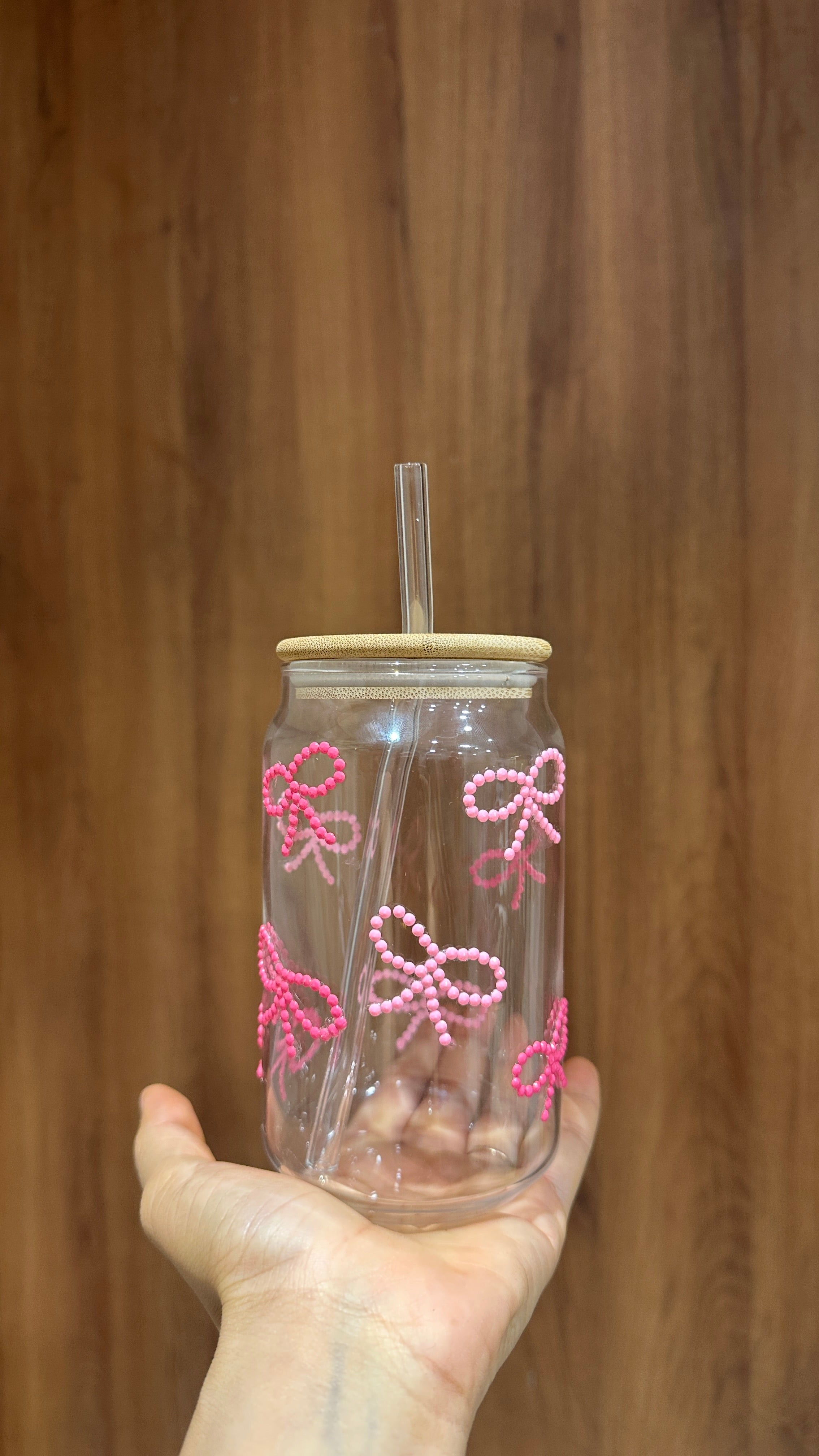 ‘Pretty Bows’ Glass Jar Bedazzle DIY Kit
