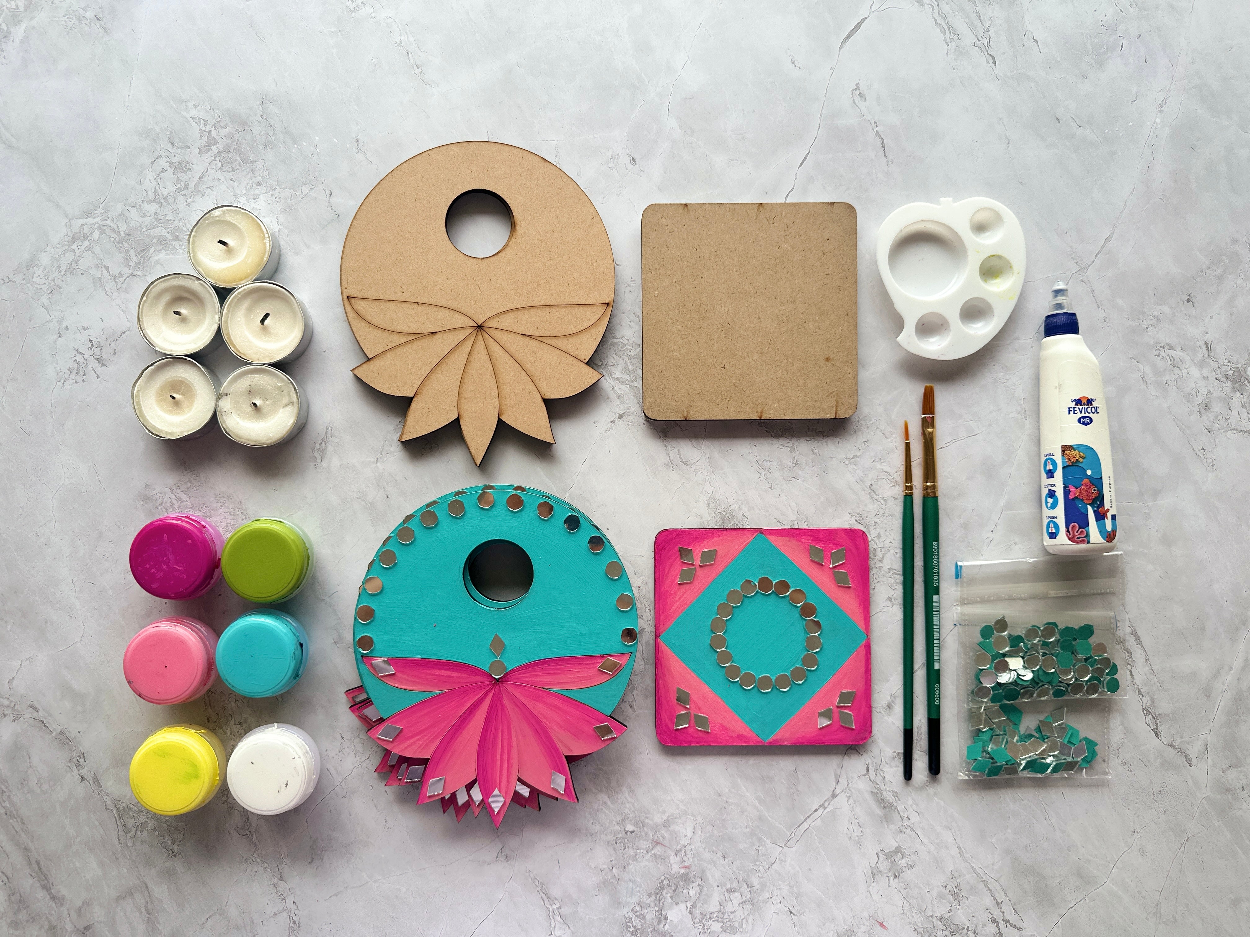 'Rangoli Diya set’ DIY Painting Kit