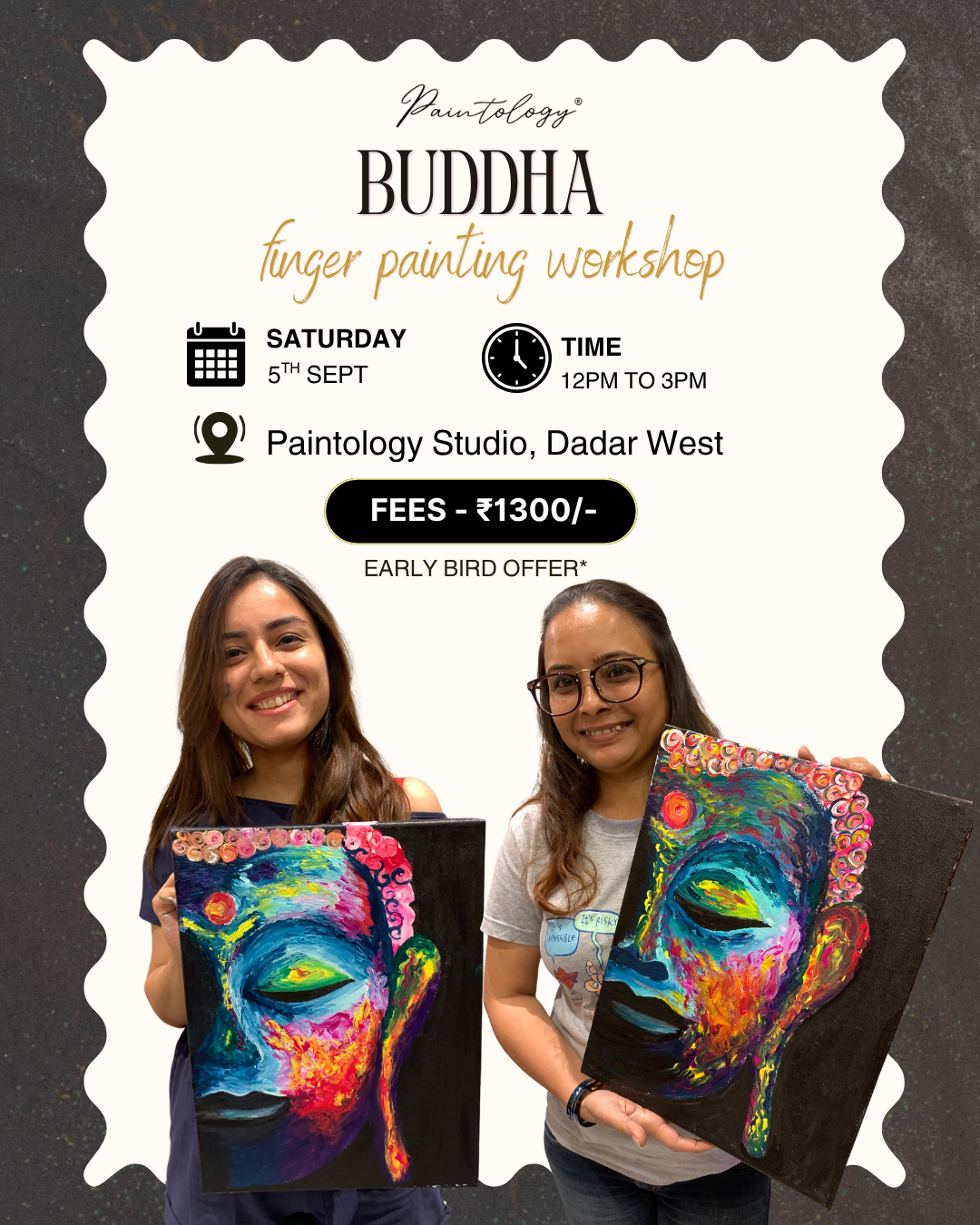 5th sept - ‘Buddha’ Finger painting workshop
