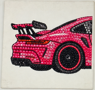 ‘Pink Wonder Car’ DIY Bedazzle kit.