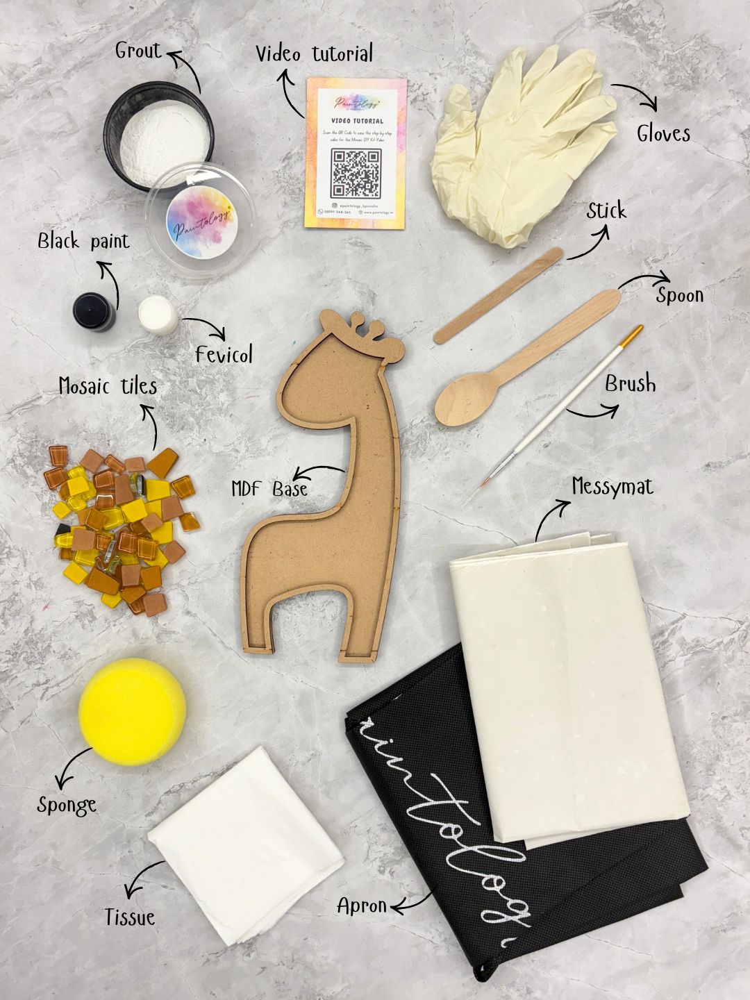 Giraffe Mosaic Kit