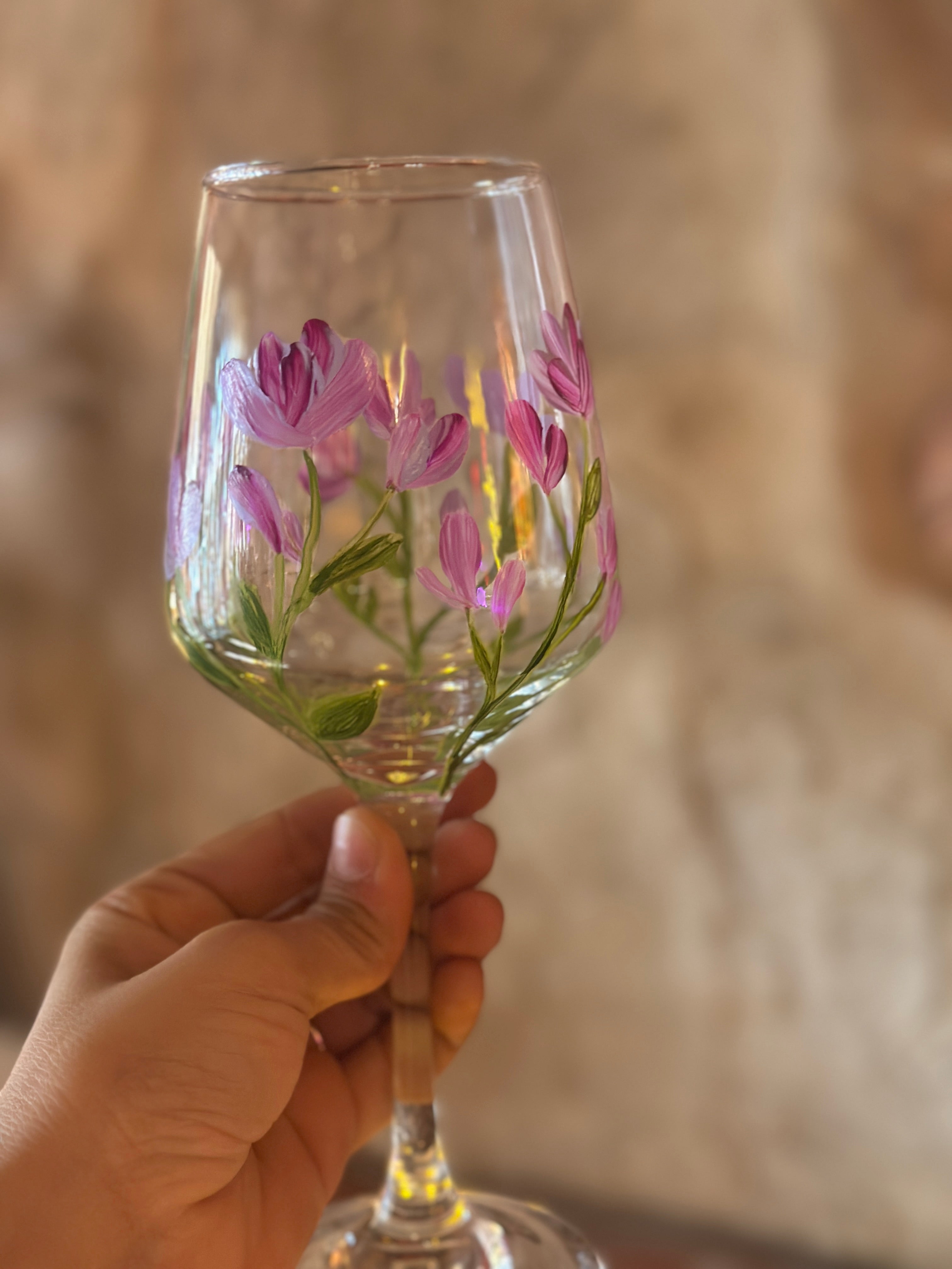 13th june - 'WINE GLASS' painting party