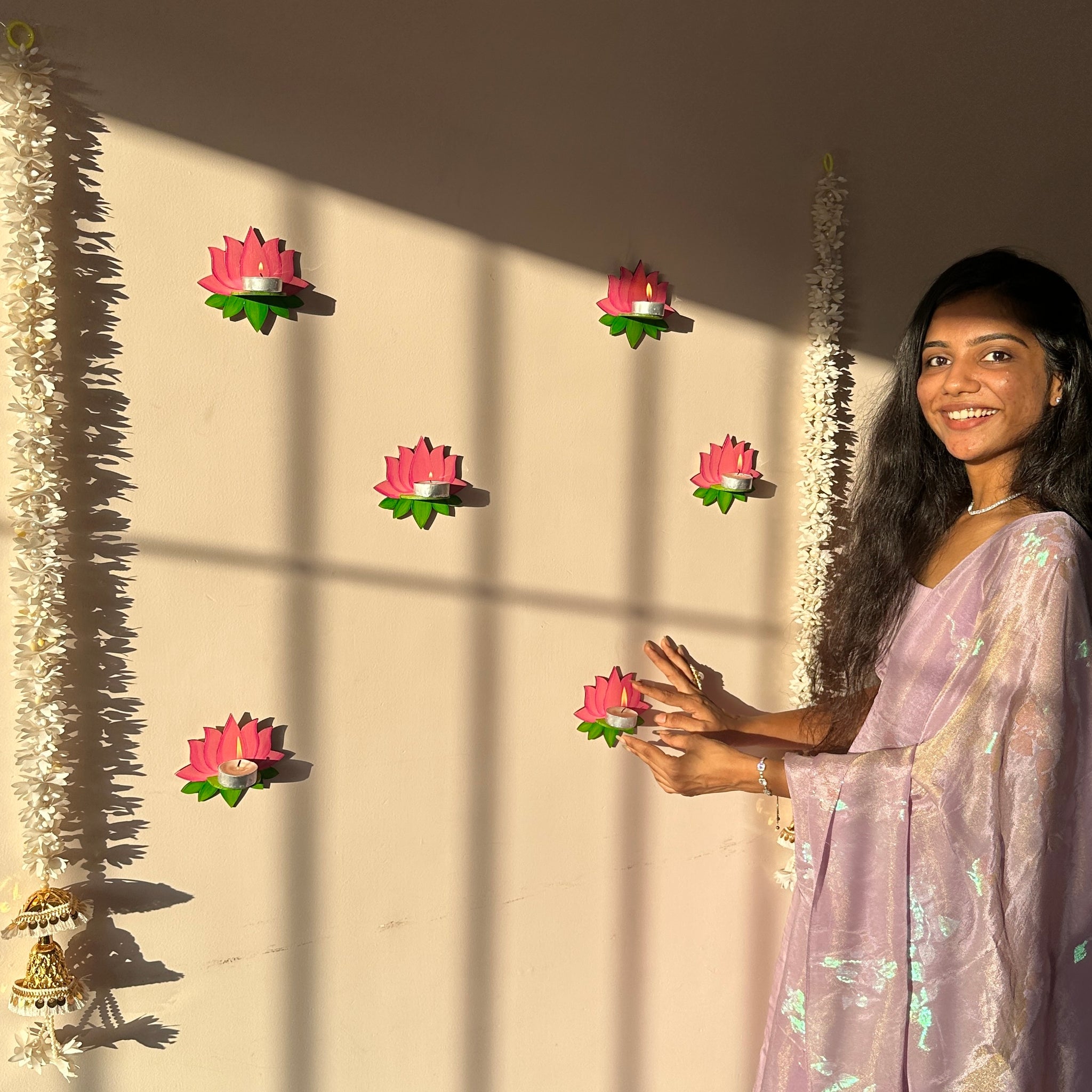 ‘Lotus Backdrop' DIY Painting Kit