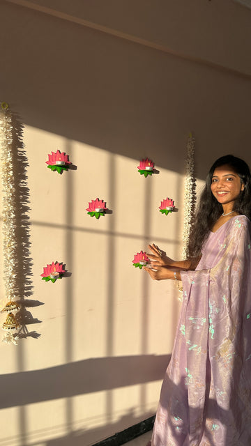 ‘Lotus Backdrop' DIY Painting Kit