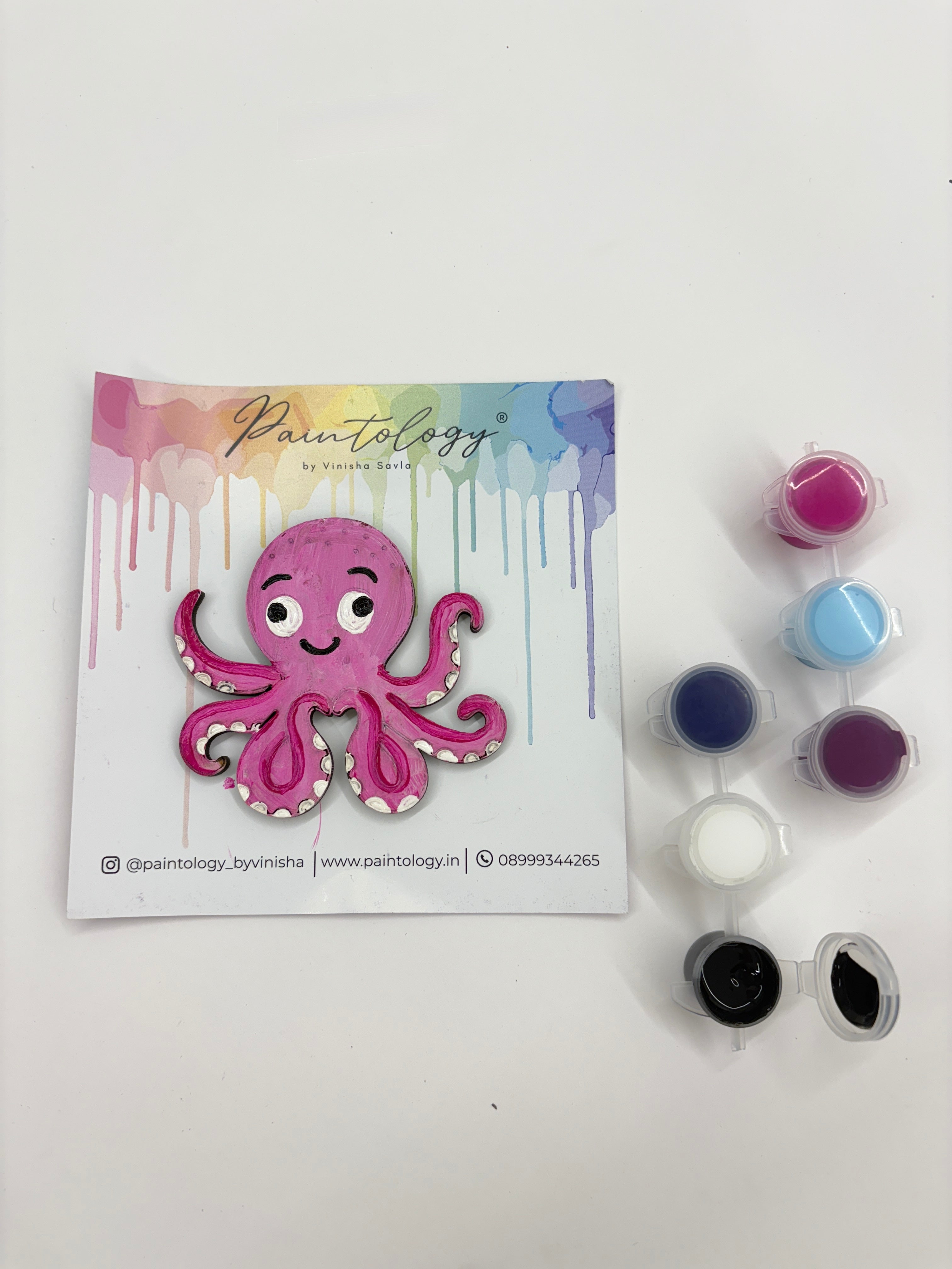 'Octopus & Whale' Fridge Magnet Kit