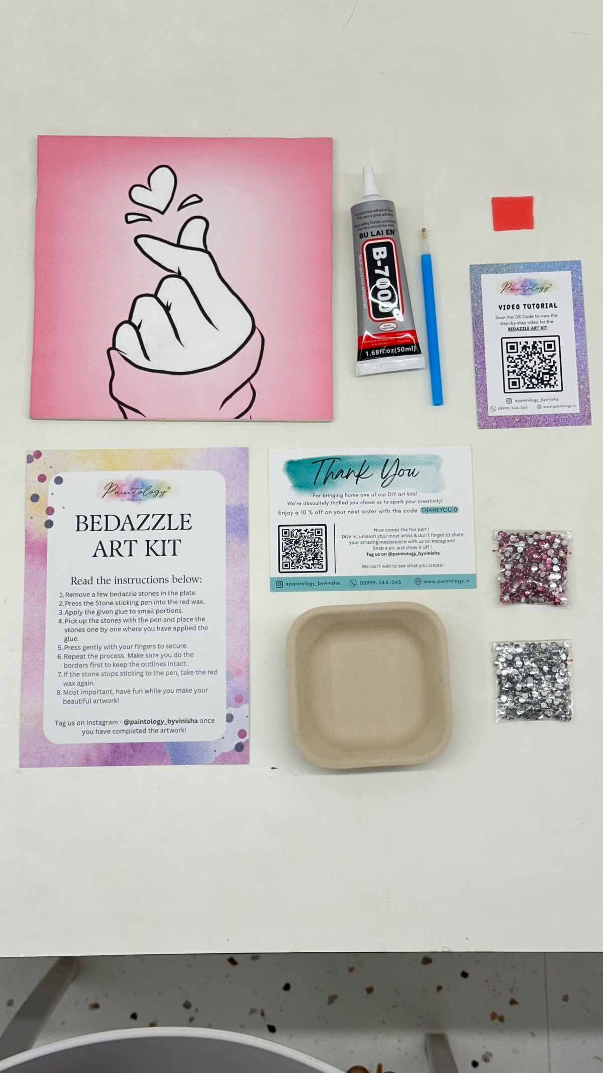 ‘Saranghaeyo’ DIY Bedazzle kit.