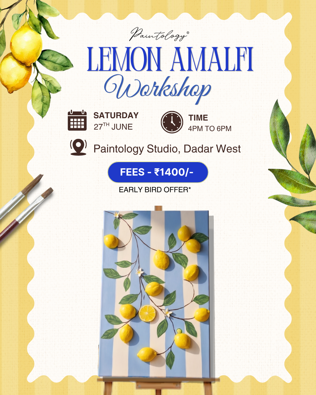 27th June - 'Lemon Amalfi' 3D Art Workshop