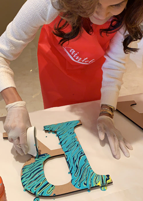 Monogram Fluid Art DIY Kit