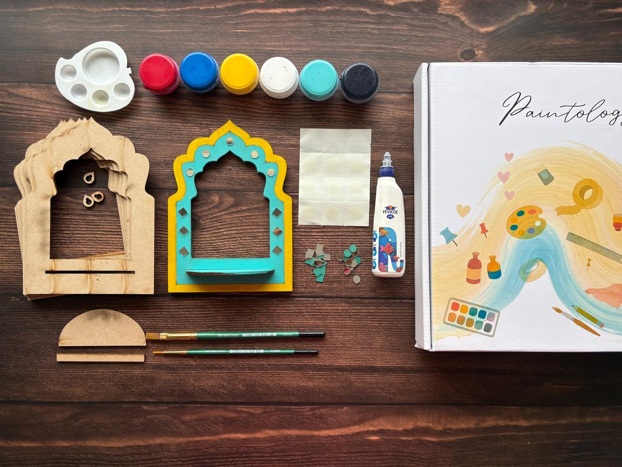 'Jarokha Backdrop' DIY Painting Kit