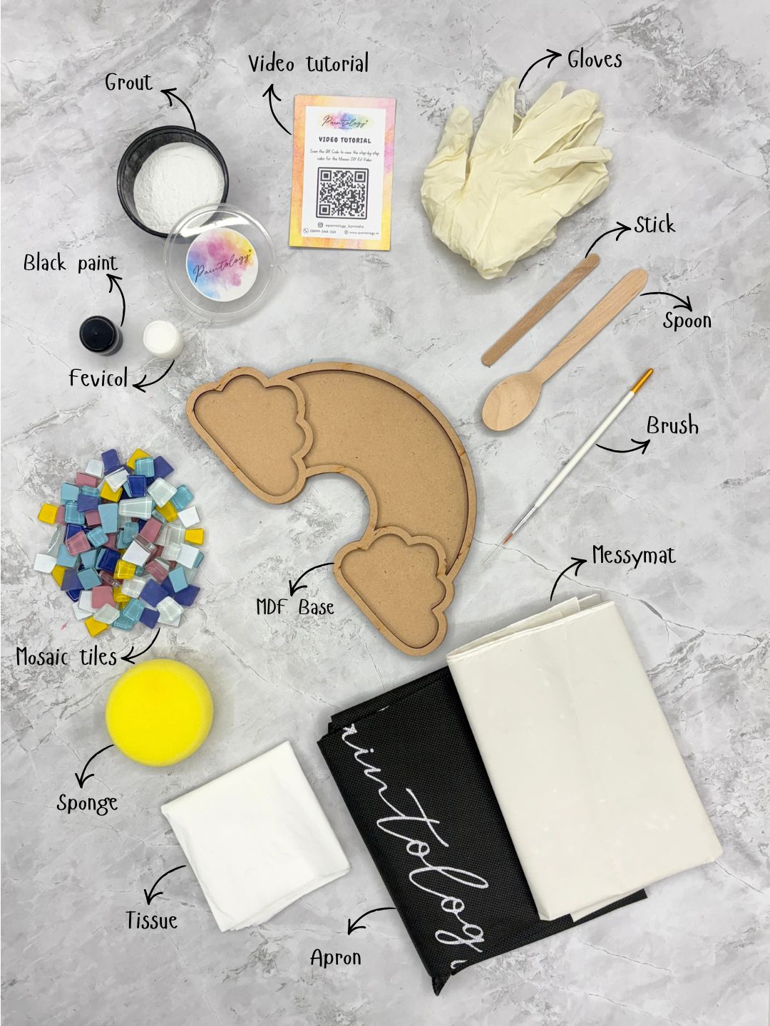 'Rainbow' Mosaic Kit