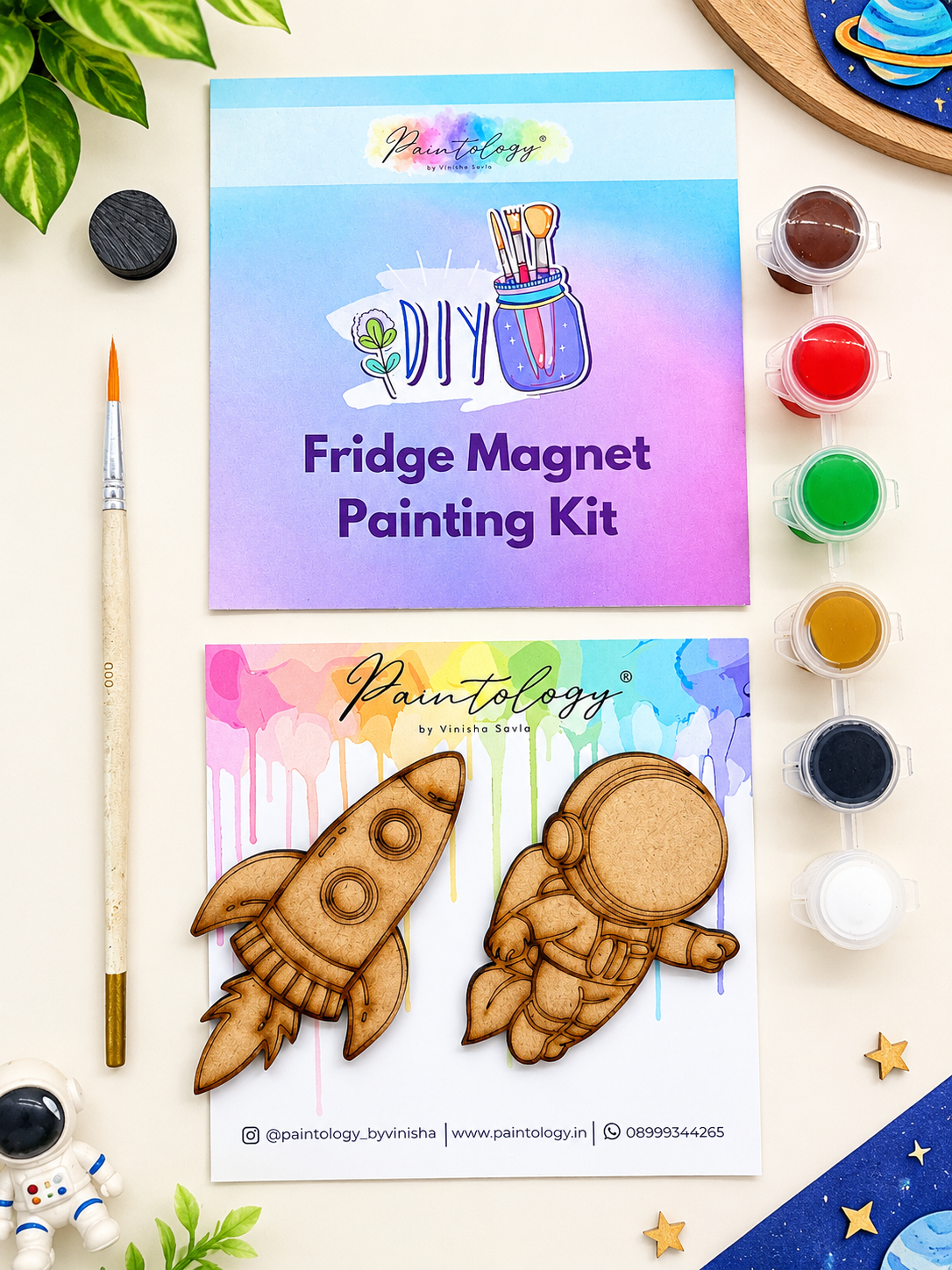 'Space Explorers’ Fridge Magnet Kit