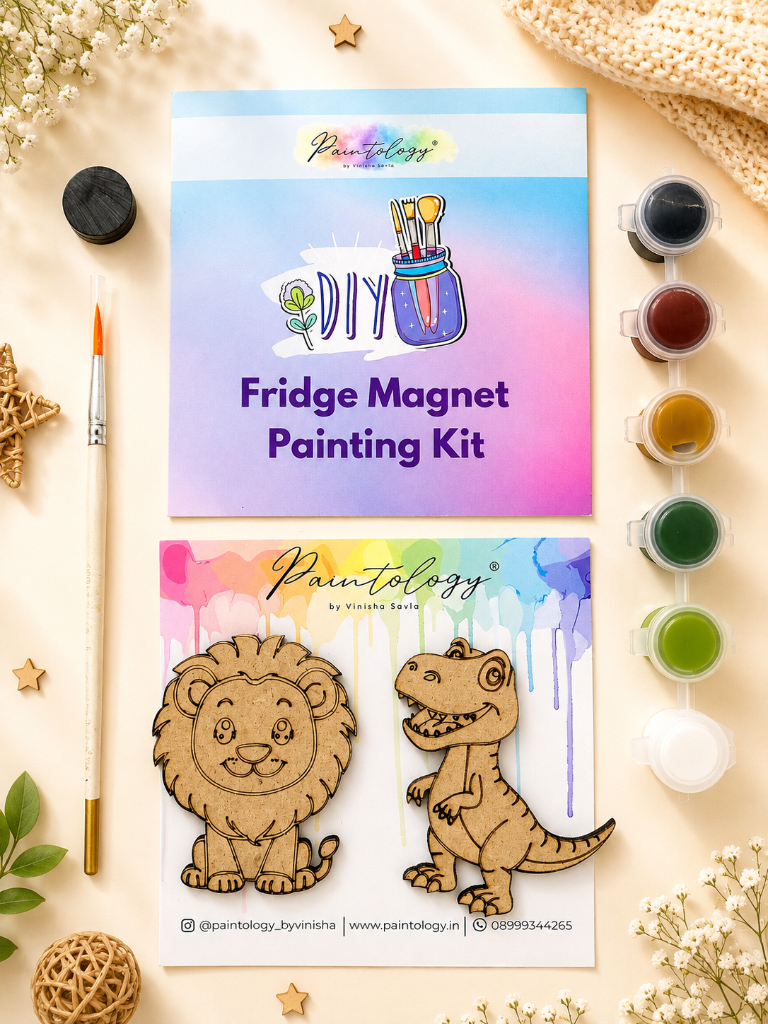 'Animal world’ Fridge Magnet Kit