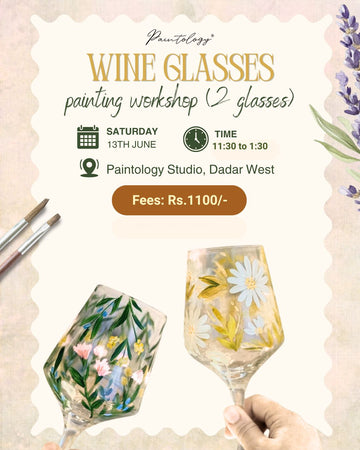 13th june - 'WINE GLASS' painting. 1